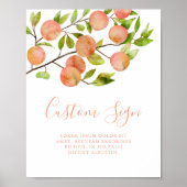 Poster Panneau personnalisé de partie de pêche (Devant)