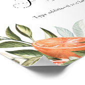 Poster Panneau personnalisé Oranges Clémentines et Verdur (Coin)