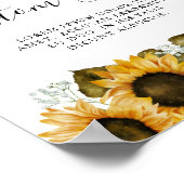 Poster Panneau personnalisé Sunflower Party (Coin)