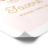 Poster Panneau Pétales roses et Fête des mariées de pours (Coin)