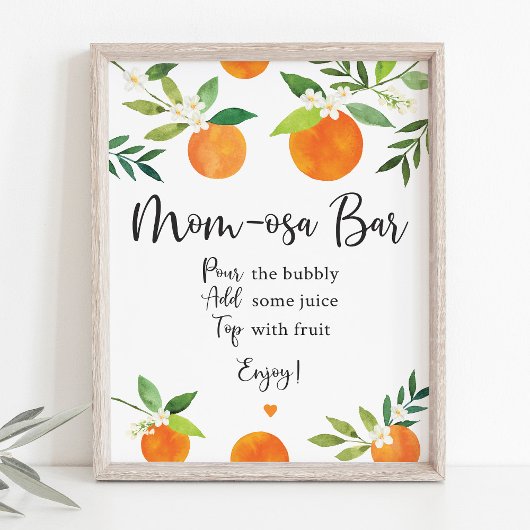Poster Panneau Petit Cutie Vert Floral Mimosa Bar