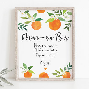 Poster Panneau Petit Cutie Vert Floral Mimosa Bar