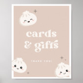 Poster Panneau Petite Bao Dim Sum Cartes & Cadeaux (Devant)
