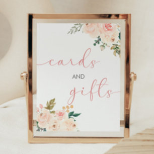 Poster Panneau Petite carte Baby shower Citrouille et cad