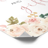 Poster Panneau Petite carte Baby shower Citrouille et cad (Coin)