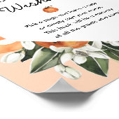 Poster Panneau Petite Cutie Baby shower Sweet Bébé Voeux (Coin)