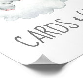 Poster Panneau Petite fille éléphante Cartes et cadeaux (Coin)