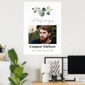 Poster Panneau Photo Célébration De La Vie En Aquarelle E (Bureau à domicile)