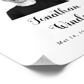 Poster Panneau Photo Funéraire, Symbole De Fête De La Vie (Coin)