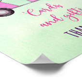 Poster Panneau Pink Golf Cartes et cadeaux d'anniversaire (Coin)