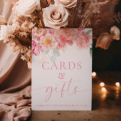 Poster Panneau Piper Peony Floral Cartes et Cadeaux