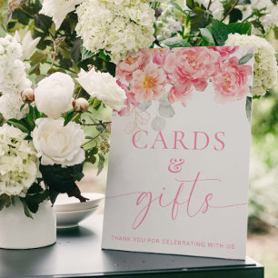 Poster Panneau Piper Peony Floral Cartes et Cadeaux