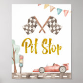 Poster Panneau Pit Stop Racing (Devant)