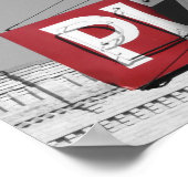 Poster Panneau Pizza Road House (Coin)