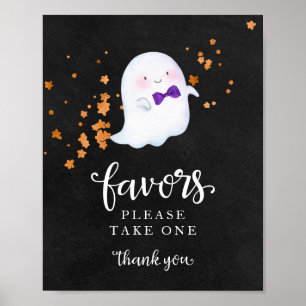 Poster Panneau pour les Faveurs de Baby Shower d'Hallowee