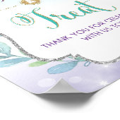 Poster Panneau pour Prendre une Friandise Anniversaire Si (Coin)