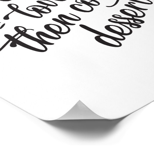 Poster Panneau Premier Amour Puis Dessert (Coin)