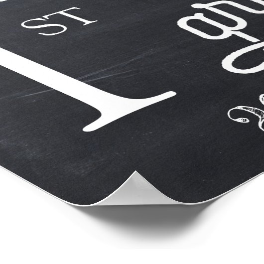 Poster Panneau Premier Jour d'École  (Coin)