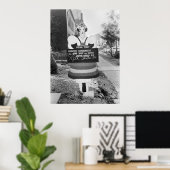 Poster Panneau publicitaire des hamburgers glorifiés - 19 (Bureau à domicile)