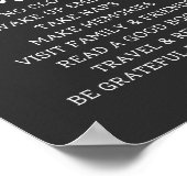 Poster Panneau Règles de retraite, Panneau Cadeau de retr (Coin)