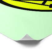 Poster Panneau Retro OUVERT TOUTE LA NUIT (Coin)