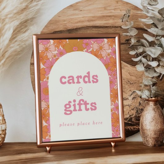 Poster Panneau Retro Super Boho Baby in Bloom Cartes + Ca