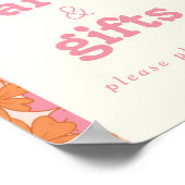 Poster Panneau Retro Super Boho Baby in Bloom Cartes + Ca (Coin)