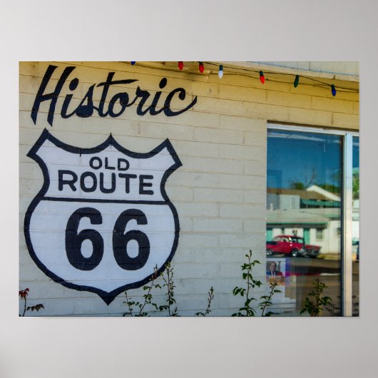 Poster Panneau Route 66 (Devant)