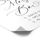 Poster Panneau Rustique Automne Floral Mariage Bloody Mar (Coin)