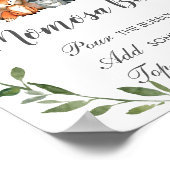 Poster Panneau Rustique Vert Bois Animaux Momosa Bar (Coin)