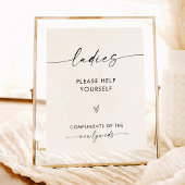 Poster Panneau Salle de bain mariage | Panneau de toilett