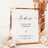 Poster Panneau Salle de bain mariage | Panneau de toilett