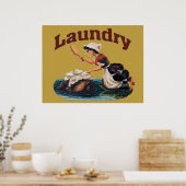 Poster Panneau Salle de blanchisserie (Cuisine)