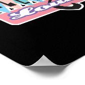 Poster panneau salon des chats de la rue rétro (Coin)