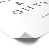 Poster Panneau Simple Mountain Cards and Gifts (Coin)