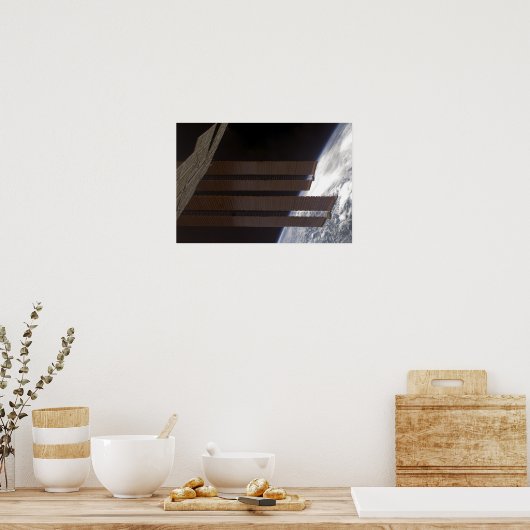 Poster Panneau solaire de la Station spatiale internation (Cuisine)