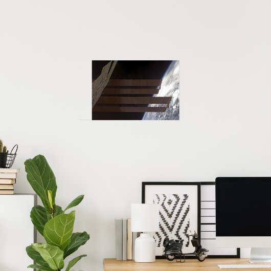 Poster Panneau solaire de la Station spatiale internation (Bureau à domicile)