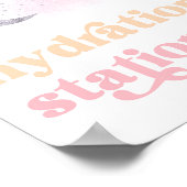 Poster Panneau Station d'hydratation spatiale pour fille (Coin)
