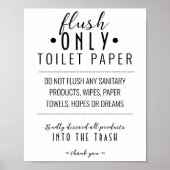 Poster Panneau Système Septique, Ne Pas Retirer Les Artic (Devant)