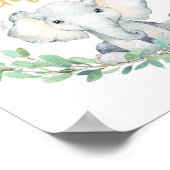 Poster Panneau Table cadeau pour baby shower (Coin)