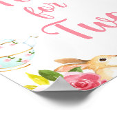 Poster Panneau Tea for Two 2nd Bird Tea Party (Coin)