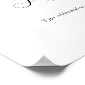 Poster Panneau Texte personnalisé Citrus rose (Coin)