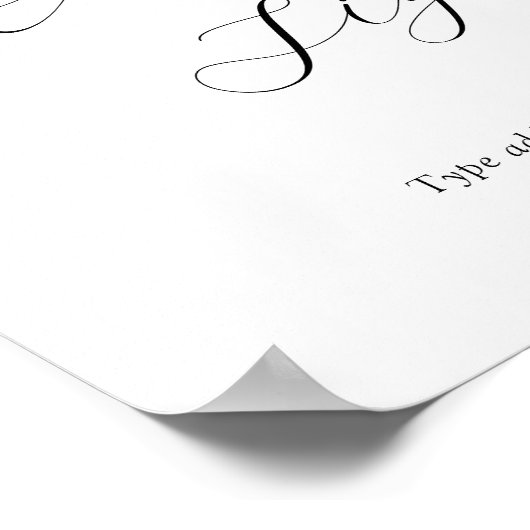 Poster Panneau texte personnalisé Lemon Branch et Greener (Coin)