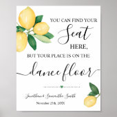 Poster Panneau Trouvez Votre Siège Réception Mariage Citr (Devant)