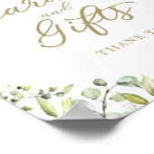 Poster Panneau Verdure Carte Aquarelle Et Cadeaux (Coin)