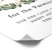 Poster Panneau vert blanc Citrouille Conseils et souhaits (Coin)