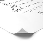 Poster Panneau Wedding shower Mimosa citrons aquarelle (Coin)