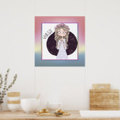 Poster Panneau Zodiac - Virgo - 23 août - 22 septembre (Cuisine)