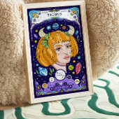 Poster Panneau Zodiaque Taurus BluePoster - Elégant et Te