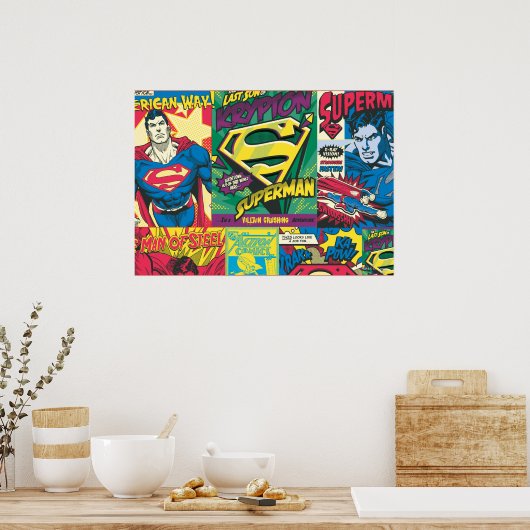 Poster Panneaux comiques Superman (Cuisine)
